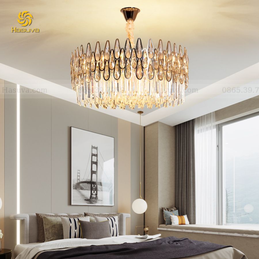 Đèn Chùm Pha Lê Giọt Nước 958